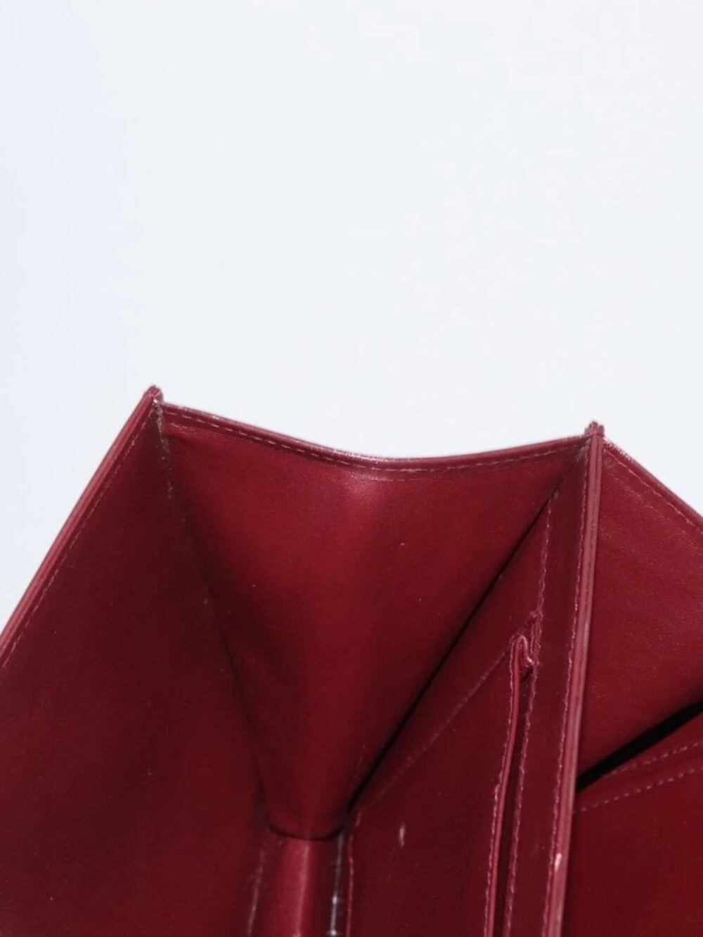 GUCCI Hand Bag Leather Bordeaux Gold Auth ep13170 - Picture 12 of 16